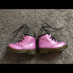 Pink/Purple Glitter Doc Martin’s